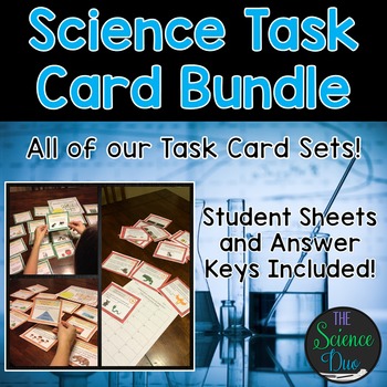 Preview of Science Task Card Bundle