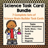 Science Task Cards Bundle - Heat, Electricity, Adaptations