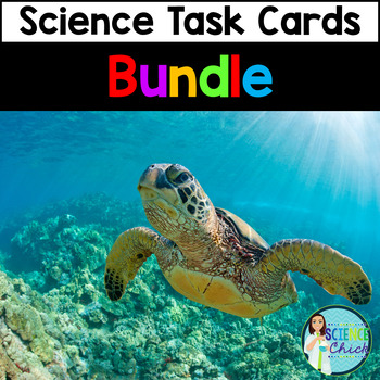 Preview of Science Task Cards - 35 Sets - Growing Bundle