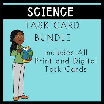 Preview of Science Task Cards Bundle | Science Activities for Special Education