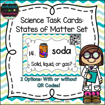 Preview of Science Task Cards: States of Matter