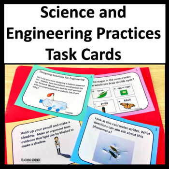 Preview of Science Task Cards - The Science and Engineering Practices - Science Stations