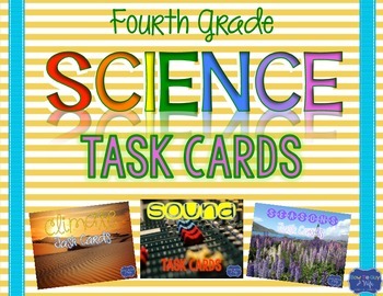 Preview of Science Task Cards for Georgia Fourth Grade bundle