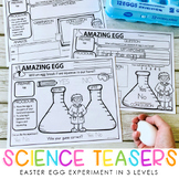 Science Teasers - April Easter Egg Science Experiment - 3 Levels
