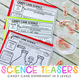 Science Teasers - Christmas Candy Cane Experiment - 3 Levels
