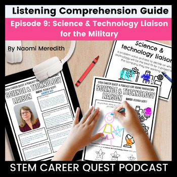 Preview of Science & Technology Liaison Job Listening Guide, STEM Career Quest Podcast