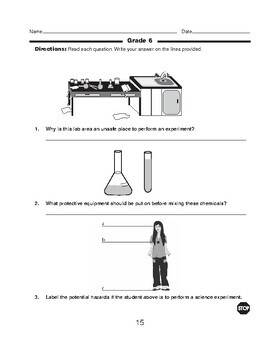 Science Test Practice grade 6 :Science Test Prep Practice Test ...