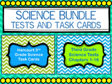 Science Tests and Task Cards Bundle: Third Grade