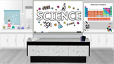 Science Themed Bitmoji Classroom AND Canvas Template