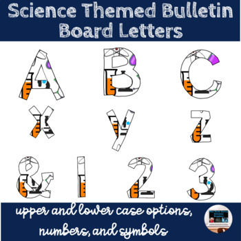 Preview of Science Themed Bulletin Board Letters