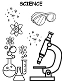 Science Themed Coloring Packet to Supplement Science Lesso
