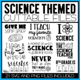Science Themed Cuttable Files {SVG and PNG} 
