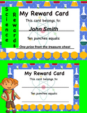 Science Themed Reward/Punch Card
