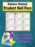 Science Themed Student Hall Pass