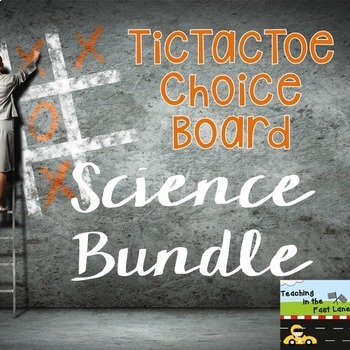 Preview of Science TicTacToe Choice Board Bundle