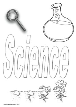Science Title Pages - Different Designs - Cover Pages by Education