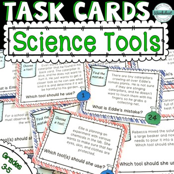 Preview of Science Tool Task Cards