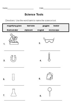 Science Tools by Lilacs and Learning | TPT