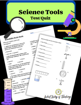 Preview of Science Tools- Assessment