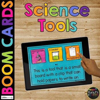 Preview of Science Tools BOOM CARDS™ for Primary Students Digital Learning Game