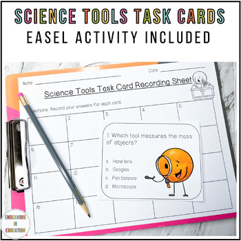 Preview of Science Tools Task Cards