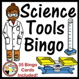 Science Tools Bingo Whole Group Review Activity w 35 Bingo