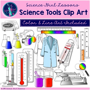 Preview of Science Tools Clip Art {Mega Pack}