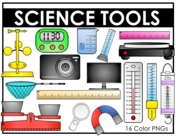 Science Tools Clipart by Katie Taylor | TPT