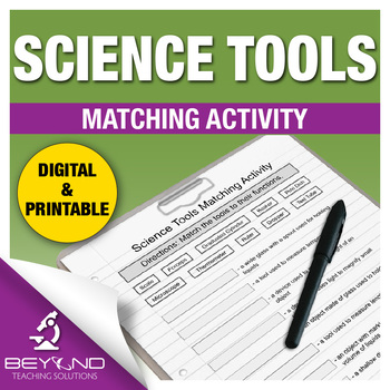 Preview of Science Tools Matching Activity - Biology Curriculum