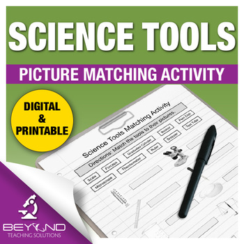Preview of Science Tools Picture Matching Activity - Biology Curriculum