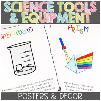 Science Tools Posters By The Owl Teacher Teachers Pay Teachers