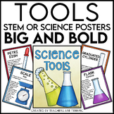 Science Tools Posters in Big & Bold Colors