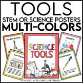 Science Tools Posters in Multi-Colors