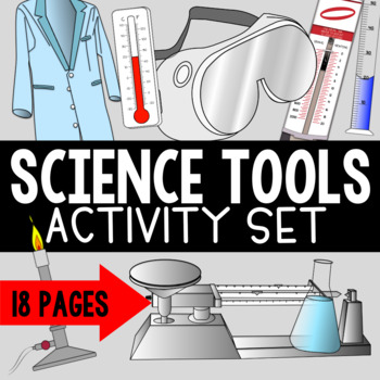 Preview of Science Tools Reading Comprehension and Worksheets