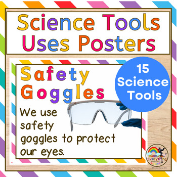 Preview of Science Tools Uses | Sentence Posters | and Sentence Stem