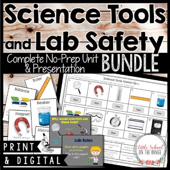 Preview of Science Tools and Lab Safety BUNDLE | Print and Digital