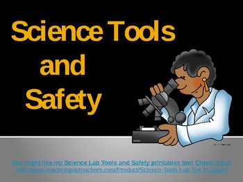 Preview of Science Tools and Safety Powerpoint (12 slides)