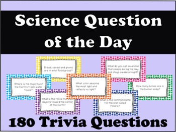 Science Trivia Question Of The Day By Current Mood Inspired Tpt