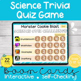 Science Trivia Quiz Game, Boom Cards - Grade 5 or 6