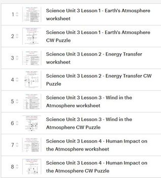 Preview of Science UNIT 3 - Earth's Atmosphere BUNDLE