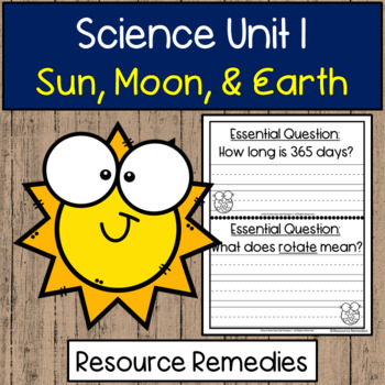 Preview of Science Unit 1 | Patterns in the Sun, Moon, & Earth | Print & Digital
