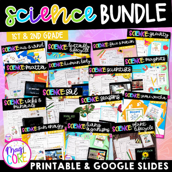 Preview of Science Unit Bundle - 1st & 2nd Grade Science Units - Printable & Digital