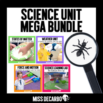 Preview of Science Unit MEGA BUNDLE!