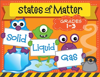 Preview of Science Unit: States of Matter (1st, 2nd, 3rd Grades)