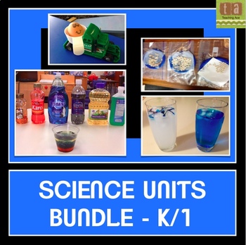 Preview of Science Units Bundle for Early Elementary