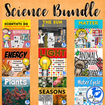 Preview of Science Units and Lapbooks Bundle