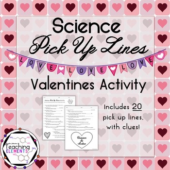 Preview of Science Valentines Activity