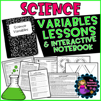 Preview of Science Variables Independent, Dependent, Controlled Variable Lessons