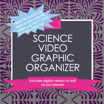 Preview of Science Video Graphic Organizer ~FREE~