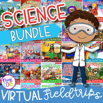 Preview of Science Virtual Field Trips Growing Bundle Google Slides Digital Resources